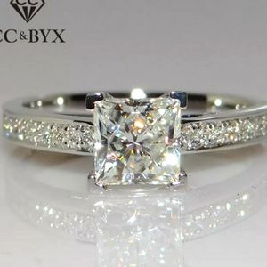 Princess cut solitaire ring